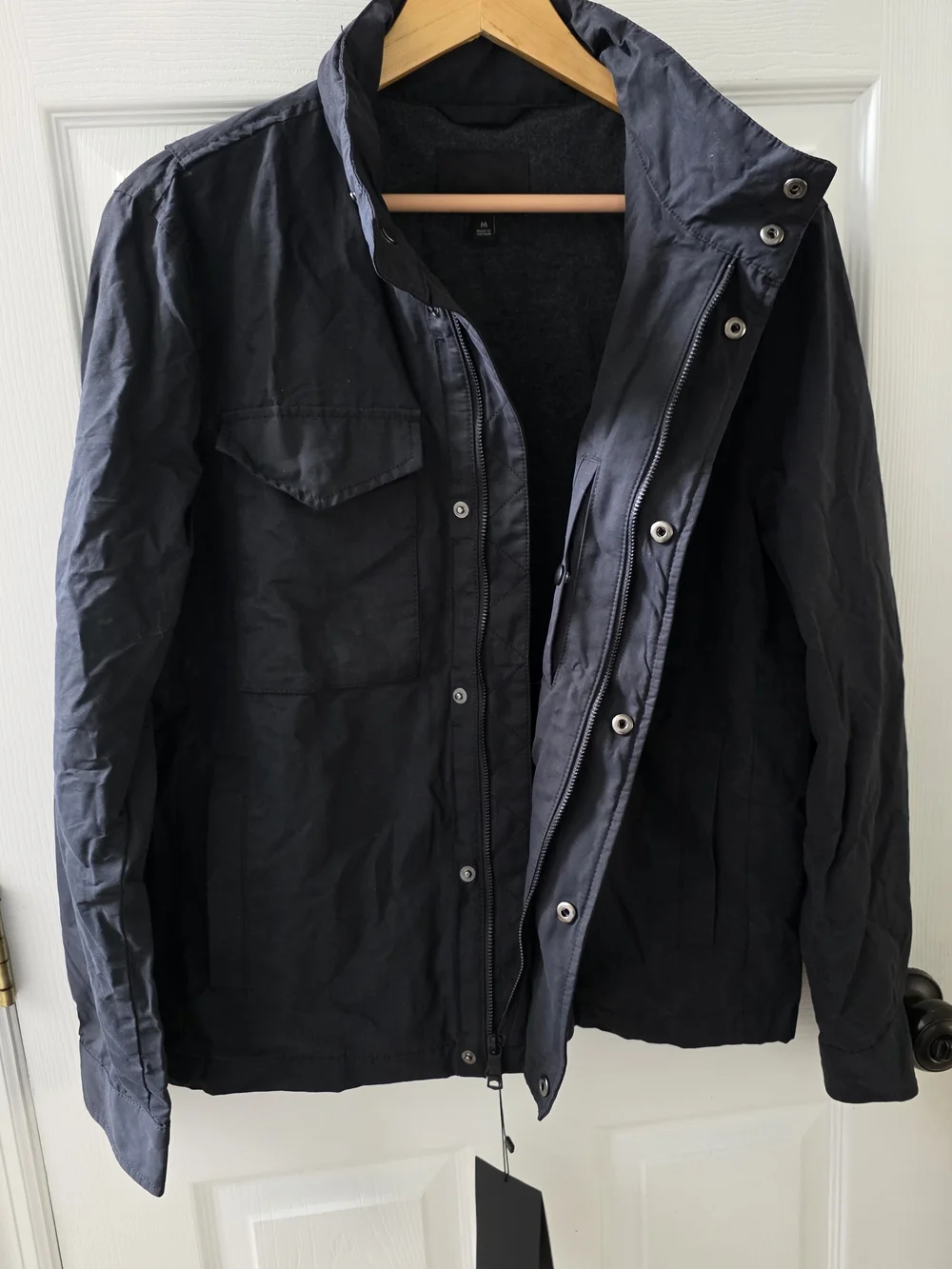 Banana Republic Black Military Field Jacket - NWT